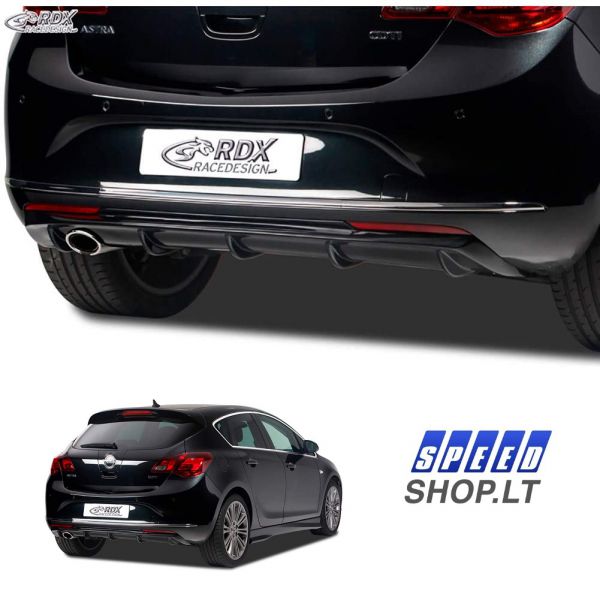 OPEL Astra J galinio bamperio difuzorius RDX